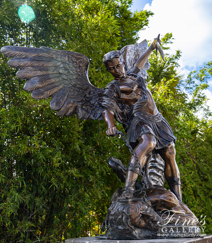 Search Result For Bronze Statues  - Life Size St Michael Statue In Bronze - BS-210